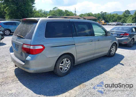 2006 Honda Odyssey Ex-L из США, поврежденный, VIN 5FNRL38606B100330